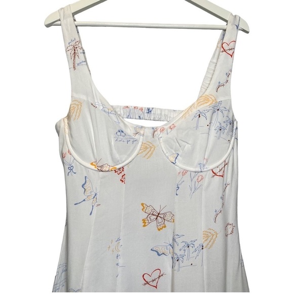 L.A. Hearts | NWT White Corset Mini Dress Sz M - Picture 3 of 10